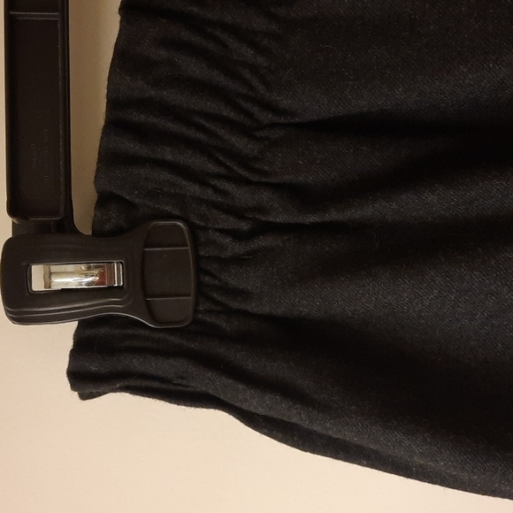 J. Crew Black Sidewalk Wool Blend Elastic Waist Skirt - Picture 6 of 10